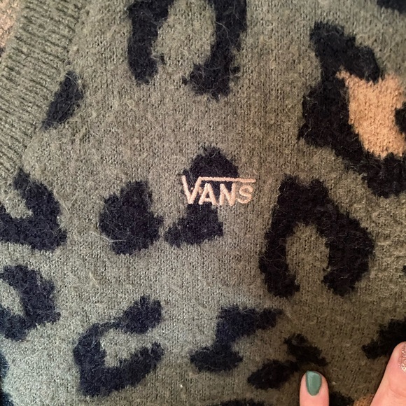 Vans Women’s Cardigan in Animal Print Size M - Picture 4 of 7